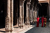 The great Chola temples of Tamil Nadu - The Sri Ranganatha Temple of Srirangam. Mandapa of the fourth courtyard (southern branch). 